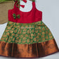 Pongal Cute Baby pattu Frock (6-12M)
