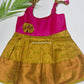 Pongal Cute Baby pattu Frock (6-12M)