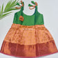 Pongal Cute Baby pattu Frock (6-12M)
