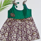 Pongal Cute Baby pattu Frock (6-12M)