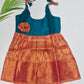 Pongal Cute Baby pattu Frock (6-12M)