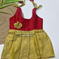 Cute Baby pattu Frock (0-6M)