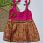 Cute Baby pattu Frock (0-6M)