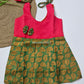 Cute Baby pattu Frock (0-6M)
