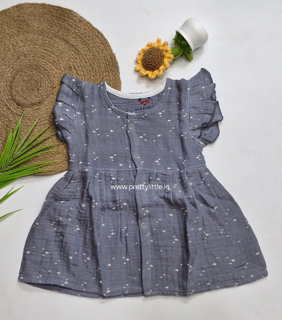 Elara Muslin Frock | 6–12 Months