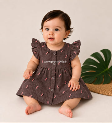 Elara Muslin Frock | 6–12 Months