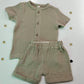 Crinkled Muslin Co-ord Set | Unisex Kids Wear – Up to 4 Years