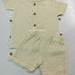 Crinkled Muslin Co-ord Set | Unisex Kids Wear – Up to 4 Years