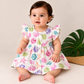Pretty Little cloud  Muslin Baby Frock | 0–2 Years | Soft & Breathable