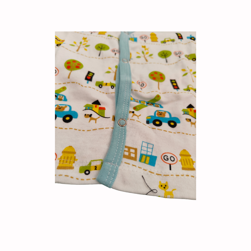 Full Sleeve T-Shirt & Matching Pants-Car Print