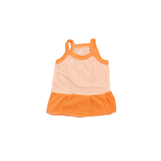 Dotted Frock - Orange