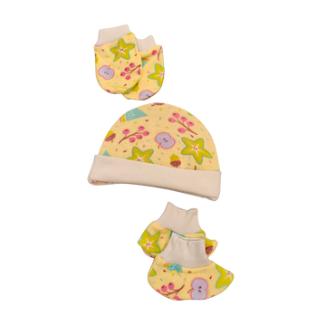Cap Mitten - Yellow