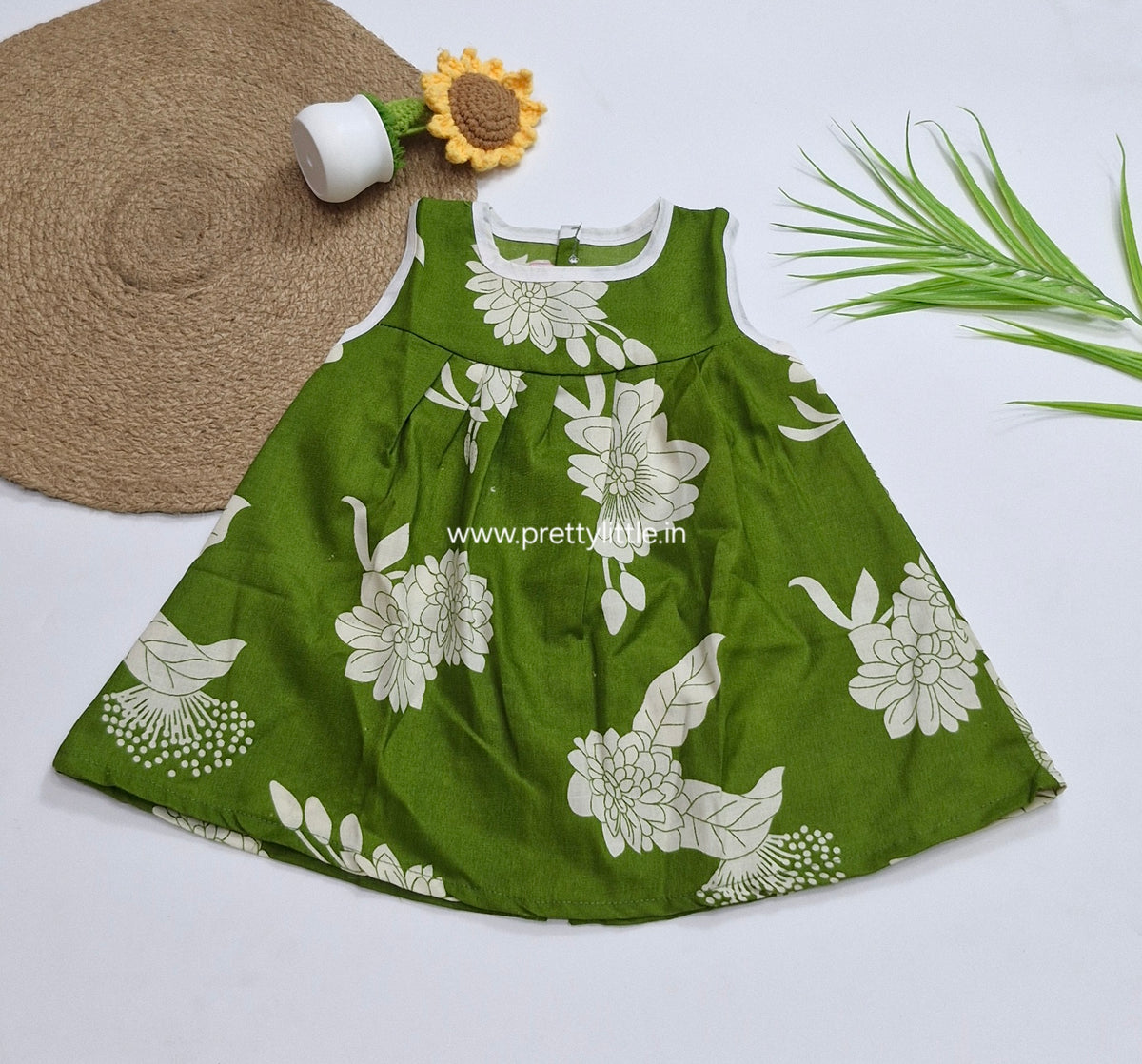 Little Princess Floral daily wear  Frock (pack of 3)