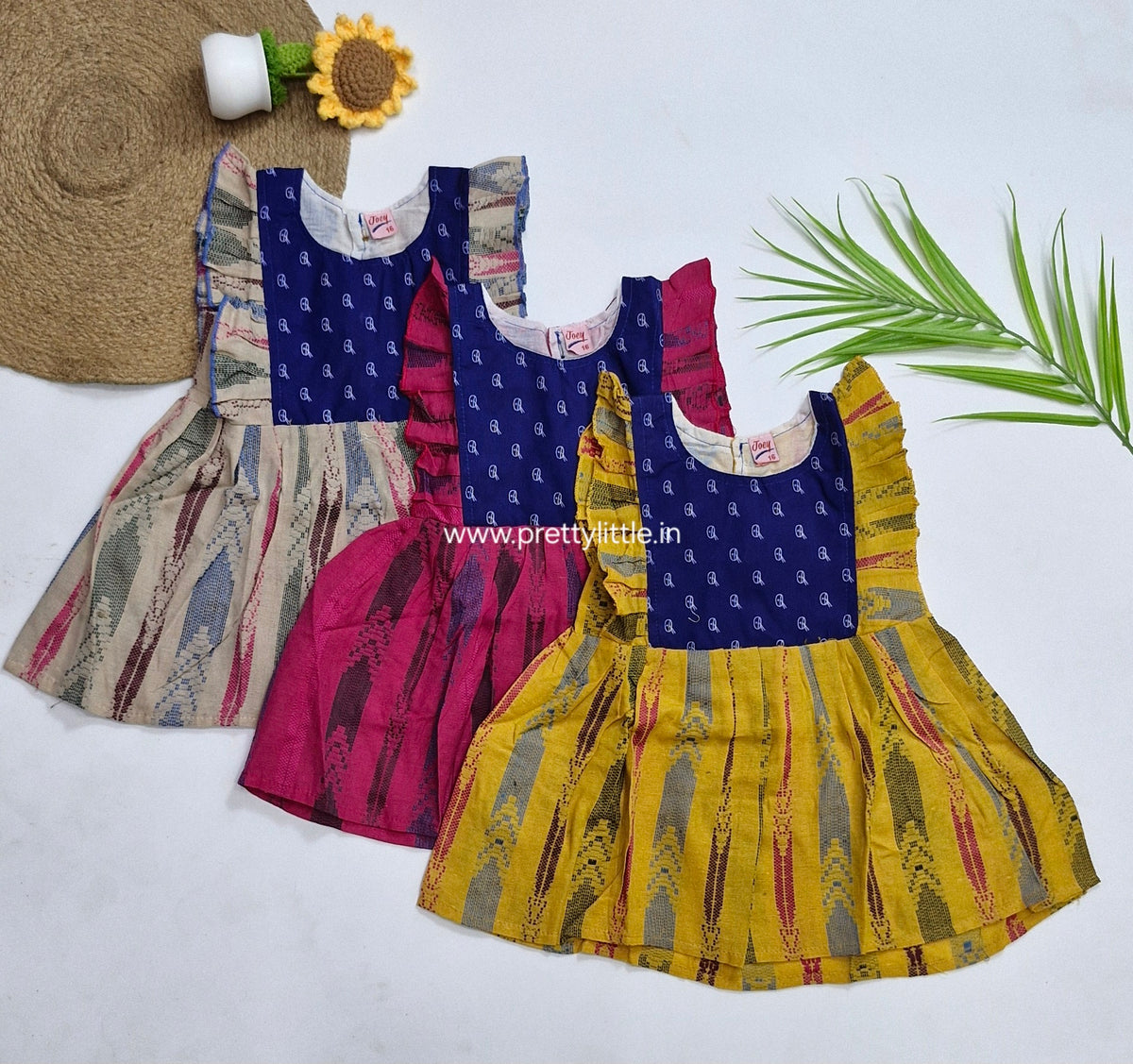 Girls Traditional Printed budget Frock