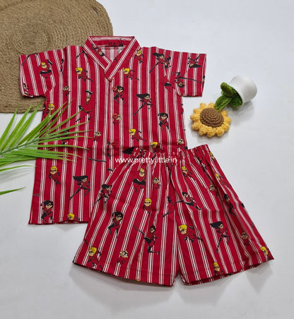 Aero Boys Cotton Co-ord Set | 6–18 Months