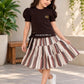 Diwali Denim Bloom Dress Set | Girls Western Wear – Special Offer ( 7- 8 year)