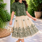 Diwali Denim Bloom Dress Set | Girls Western Wear – Special Offer ( 7- 8 year)