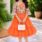 Diwali Denim Bloom Dress Set | Girls Western Wear – Special Offer ( 7- 8 year)