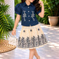 Diwali Denim Bloom Dress Set | Girls Western Wear – Special Offer ( 7- 8 year)