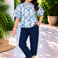 Diwali Denim Bloom Dress Set | Girls Western Wear – Special Offer ( 7- 8 year)