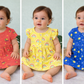 Pretty Little combo cloud soft  Muslin Baby Frock | 0–2 Years | Soft & Breathable (Assorted Pack)