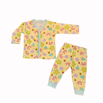 Full Sleeve T-Shirt & Matching Pants-Fruits Print