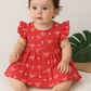 Pretty Little cloud  Muslin Baby Frock | 0–2 Years | Soft & Breathable
