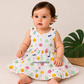 Little Friends Animal Print Muslin Frock – 9–12 & 18–24 Months