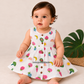 Tiny Treasures Muslin Button-Front Baby Frock |0-18 month