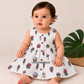 Tiny Treasures Muslin Button-Front Baby Frock |0-18 month