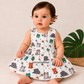 Tiny Treasures Muslin Button-Front Baby Frock |0-18 month