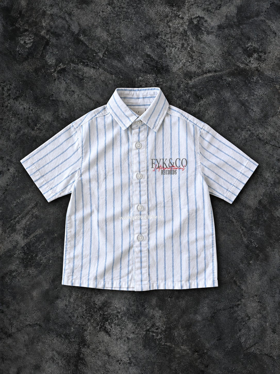 Classic Striped Short Sleeve Shirt for Boys | 1-7 year