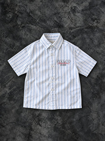 Classic Striped Short Sleeve Shirt for Boys | 1-7 year