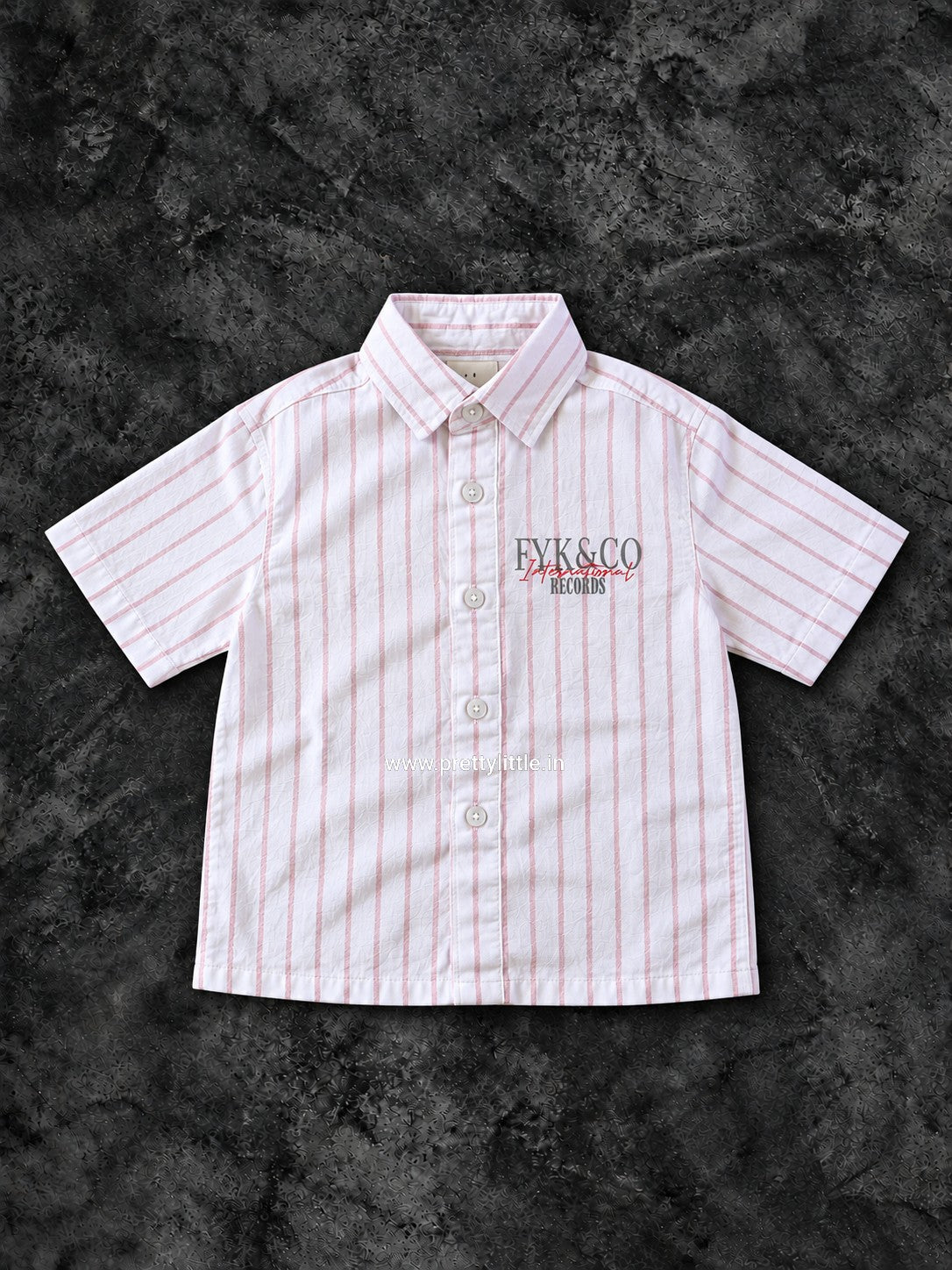 Classic Striped Short Sleeve Shirt for Boys | 1-7 year
