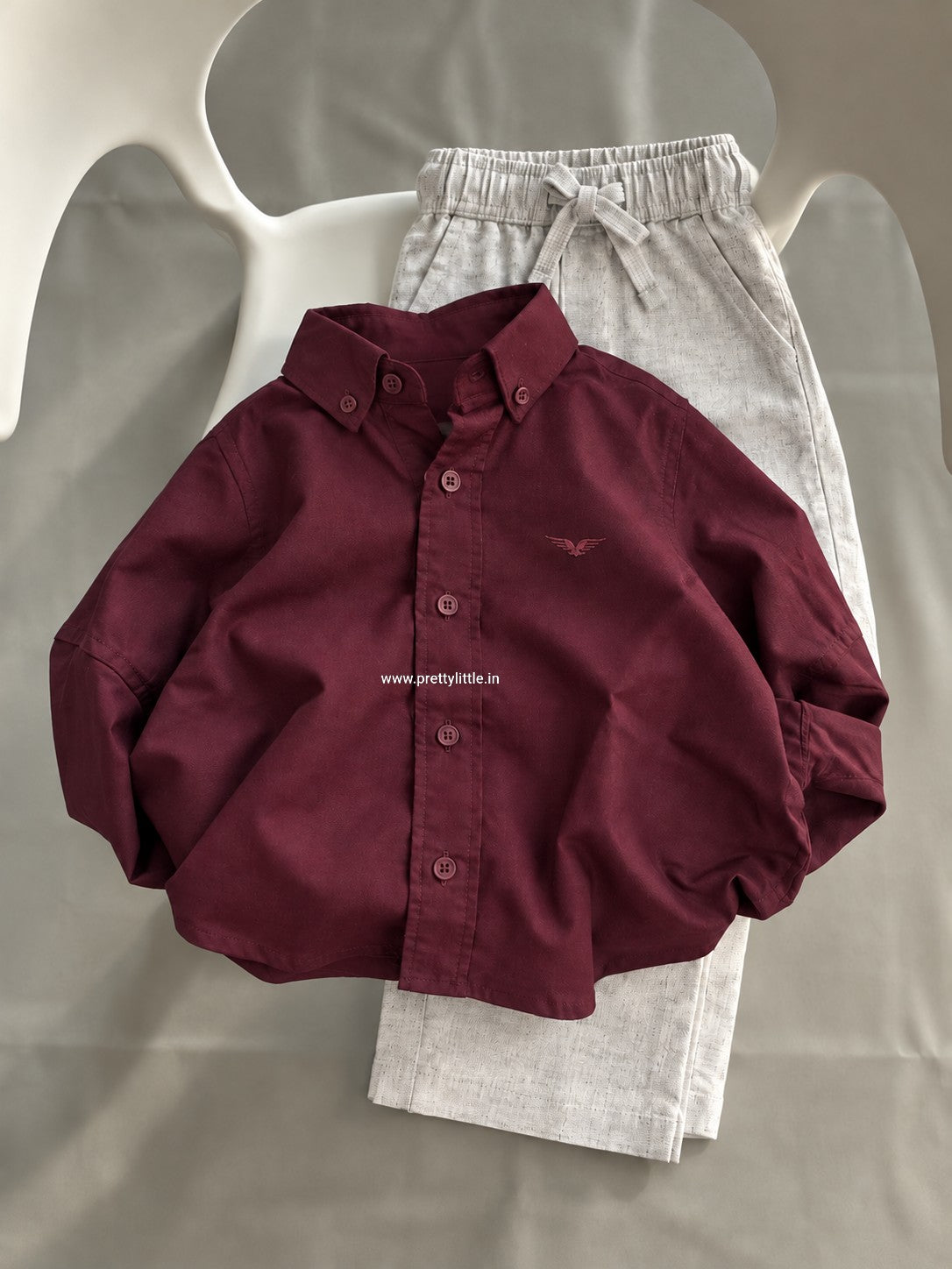 Hudson Boys’ Button-Down Shirt & Pant Set – | 1-7 year