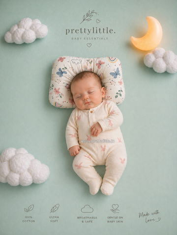 Soft Baby Mini size Head Shaping Pillow – Newborn head Support pillow (any 1 dispatched)