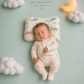Soft Baby Mini size Head Shaping Pillow – Newborn head Support pillow (any 1 dispatched)
