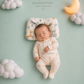 Soft Baby Mini size Head Shaping Pillow – Newborn head Support pillow (any 1 dispatched)