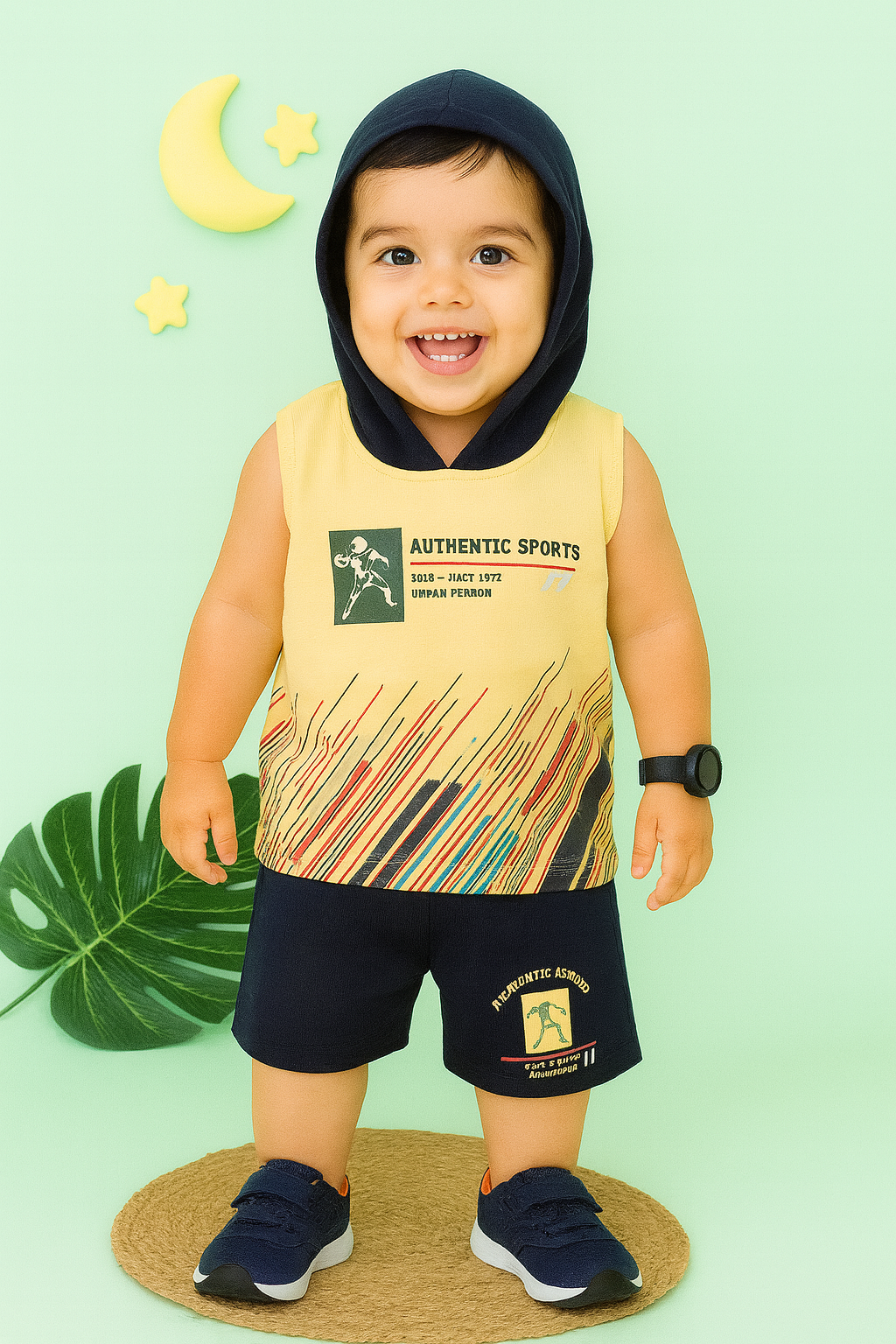 Comfy Cotton Hooded Daily Set – 0-2 Years just 170/- (best 1 dispatched)