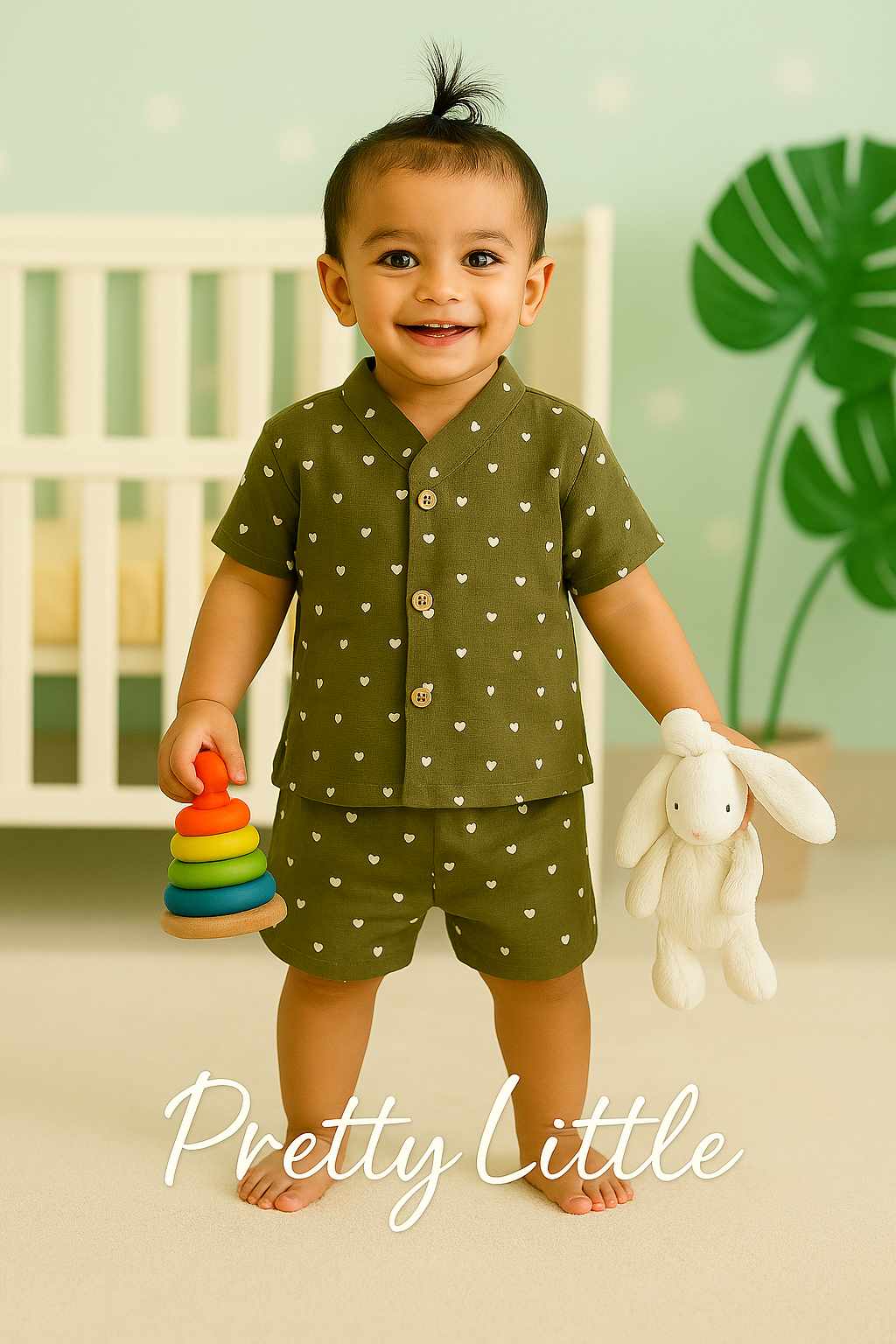 Muslin co-ord Sets – Stay Cool, Stay Cute!  (0-1 year standard size) ( Best 3 dispatched)