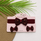 Baby Girl Glitter Bow Headband Set