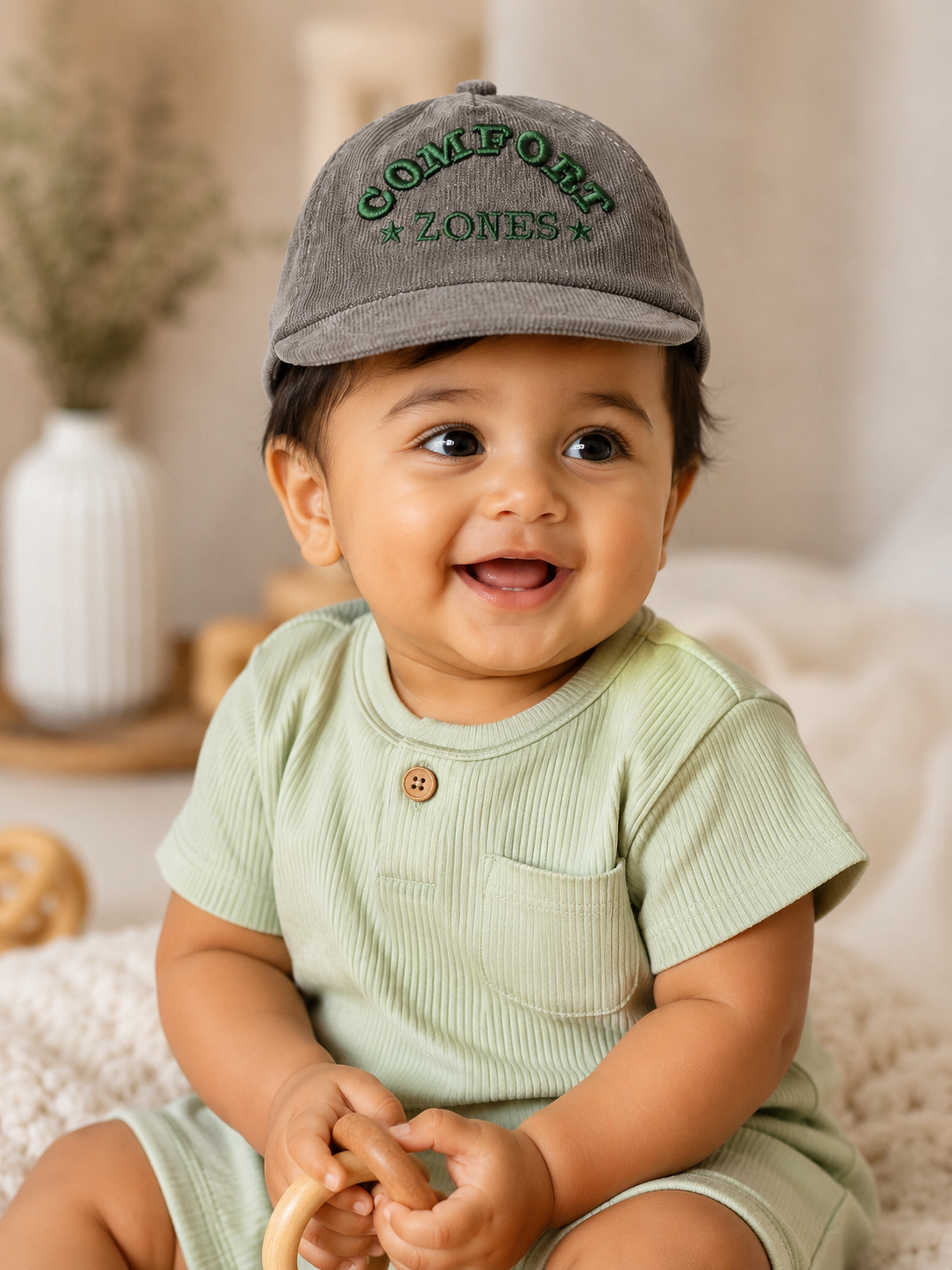 Comfort Zones Premium Baby Cap for Boys