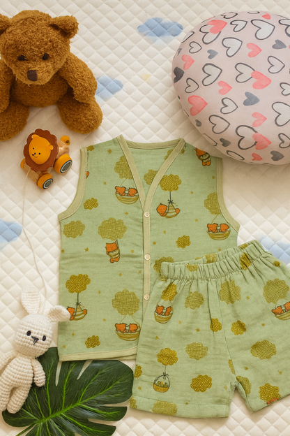 Play Nest premium Muslin Co-Ord Set