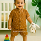 Combo Premium Muslin hand jabla with trouser set ( best 3 dispatched) (standard size 6 to 15 month)