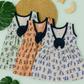 Combo summer Cotton v neck bow Frock – Stylish & Comfortable (best 3 dispatched)