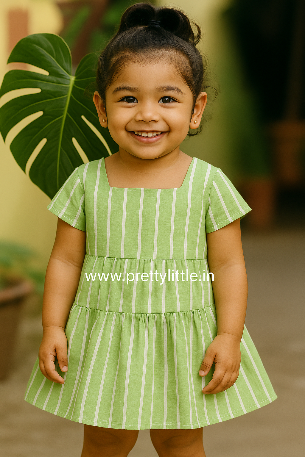 Combo Budget Striped summer Cotton Frock – Stylish & Comfortable (best 3 dispatched)
