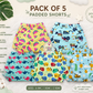 Reusable Dry Feel Padded Underwear | Baby Potty Training Pants (assorted prints)