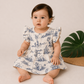 Pretty Little cloud  Muslin Baby Frock | 0–2 Years | Soft & Breathable