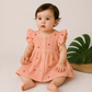 Pretty Little cloud  Muslin Baby Frock | 0–2 Years | Soft & Breathable