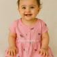 Pretty Little cutest Muslin Baby Frock | 0–2 Years | Soft & Breathable